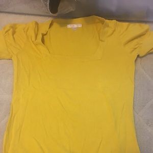 Banana republic yellow spring sweater